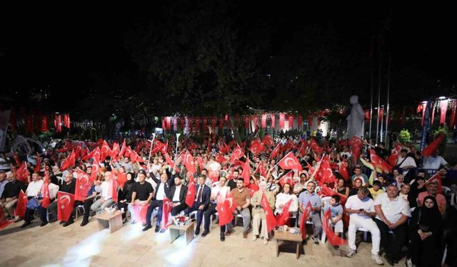 Kağıthane’de 15 Temmuz Demokrasi ve Milli Birlik Günü nöbeti tutuldu