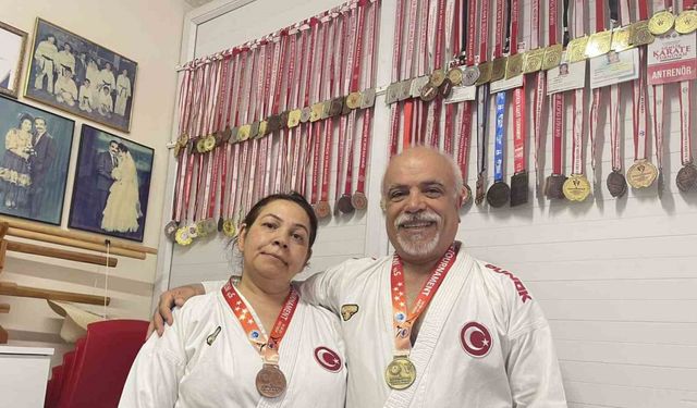 Karate salonunda başlayan aşk 34 yılın sonunda madalyayı buldu