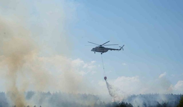 Kastamonu’daki orman yangınına müdahale sürüyor