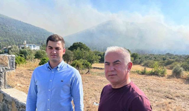 Kaymakam Çit ve Başkan Mandalinci’den Bodrum’daki yangınla ilgili açıklama
