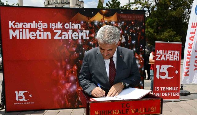 Kırıkkale Valisi Makas: "Demokrasi bağlılığımız asla yıkılamaz"