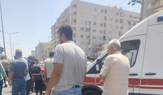 Kızıltepe’de otomobilin çarptığı yaşlı adam yaralandı