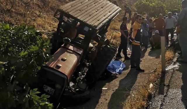 Manisa’da tırla çarpışan traktör sürücüsü hayatını kaybetti