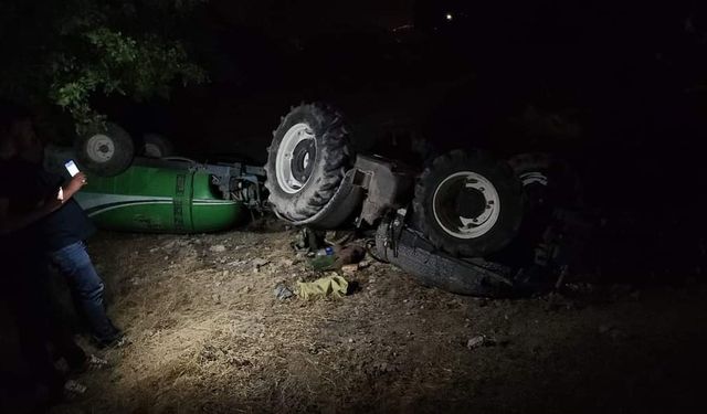 Manisa’da traktörün altında kalan çiftçi öldü
