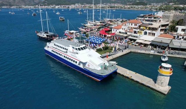 Marmaris-Fethiye deniz otobüsü seferleri başladı