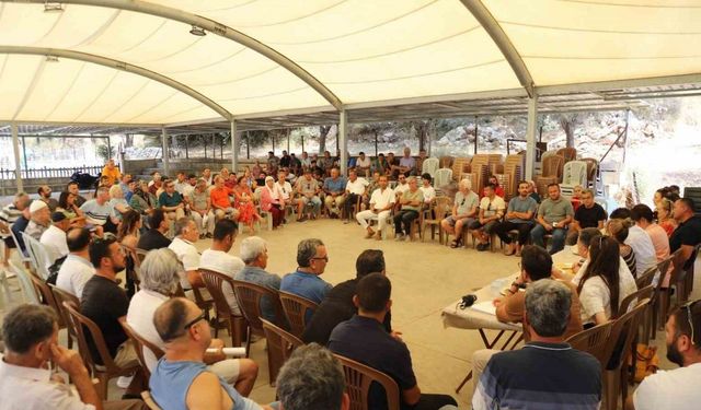 Muğla Büyükşehir ve Fethiye Belediyesi Faralya’da vatandaşları dinledi