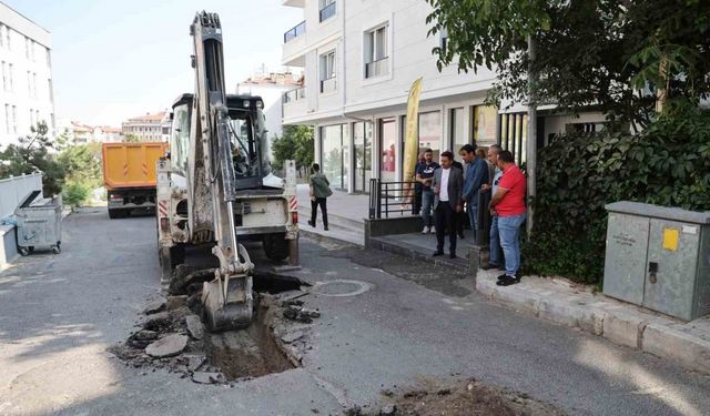 Nevşehir’de alt yapı yenileme çalışmaları başladı