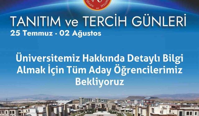 NEVÜ tanıtım ve tercih günleri düzenliyor