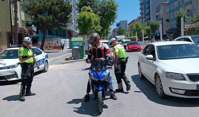 Niğde’de 103 motosiklet trafikten men edildi