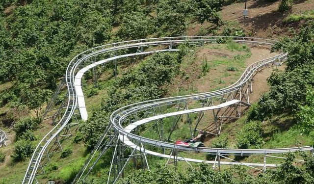 Ordu manzaralı dağ kızağı, bölgenin yeni turizm rotası oldu