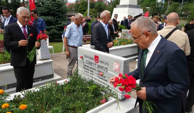 Ordu’da 15 Temmuz’da şehitler anıldı