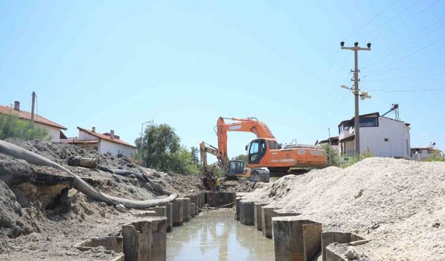 Ören’de Kanalizasyon inşaatının yüzde 63’ü tamamlandı