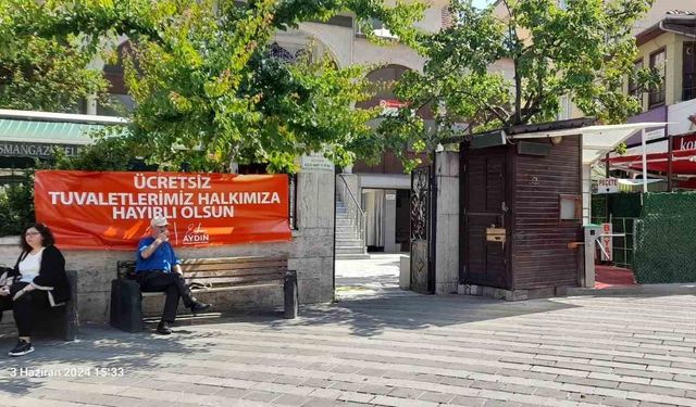 Osmangazi’de ücretsiz tuvaletler ikinci kez yargıya takıldı