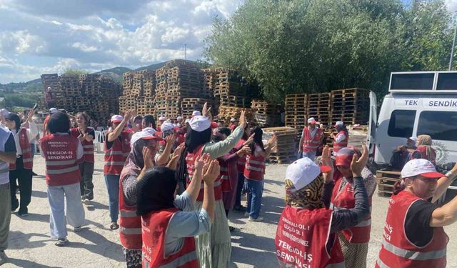 Polonez Gıda işçileri 14 gündür eylemde