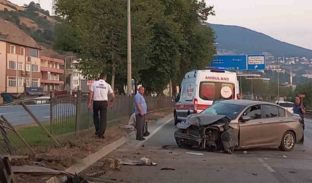 Samsun’da trafik kazası: 4 yaralı