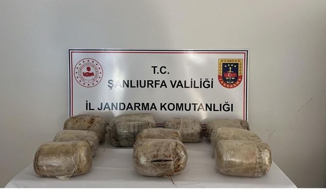 Şanlıurfa’da 69 kilogram uyuşturucu ele geçirildi