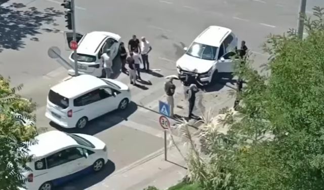 Siirt’te maddi hasarlı trafik kazası