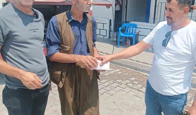 Silopi’de otobüste unutulan 60 bin lira sahibine teslim edildi