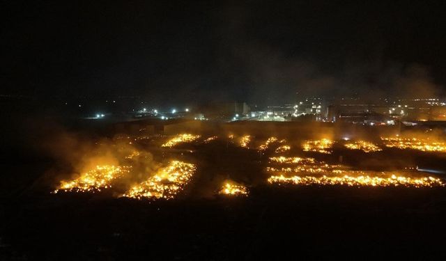 Söke OSB ‘yanardağ’ görünümü aldı