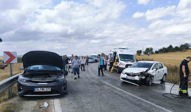 Tekirdağ’da trafik kazası: 5 yaralı