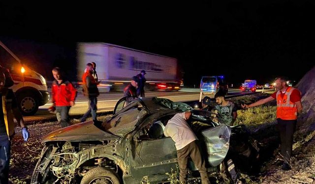 TEM’de feci kaza: 1 ölü, 2 yaralı
