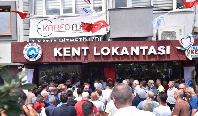 Trabzon’un ilk kent lokantası, yoğun bir katılımla hizmete girdi