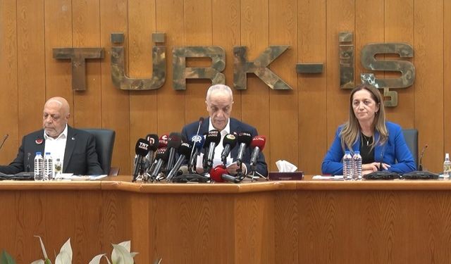 TÜRK-İŞ, HAK-İŞ ve DİSK’ten ortak basın toplantısı: “Temmuz ayından itibaren asgari ücrete zam yapılmalı”