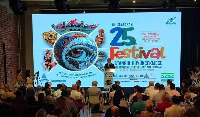 Uluslararası 25. İstanbul Büyükçekmece Kültür ve Sanat Festivali basın toplantısı yapıldı