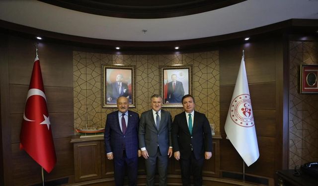 Vali Aydoğdu ile Milletvekili Karaman, Bakan Bak ile görüştü