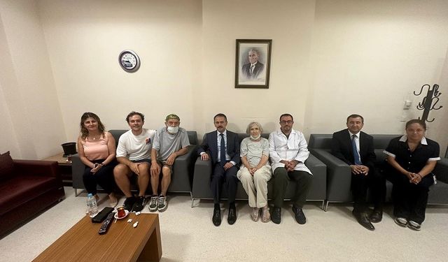 Vali İlhami Aktaş’tan, Kıbrıs Gazisi Ahmet Cahit Önder’e geçmiş olsun ziyareti