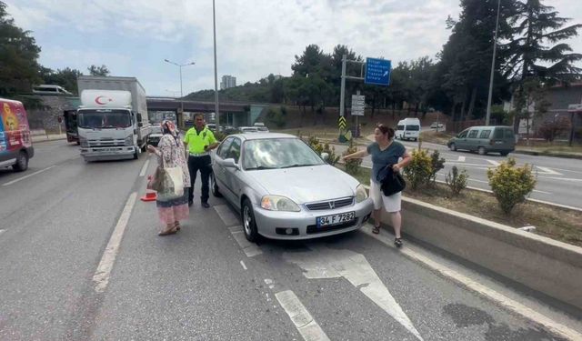 Yaya geçidi olmayan yerde kaza: 1 ağır yaralı