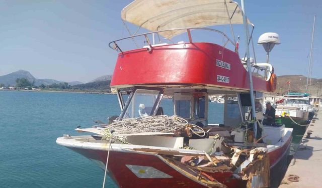Yunan unsurlarının teknesine çarptığı balıkçı yaşananları anlattı