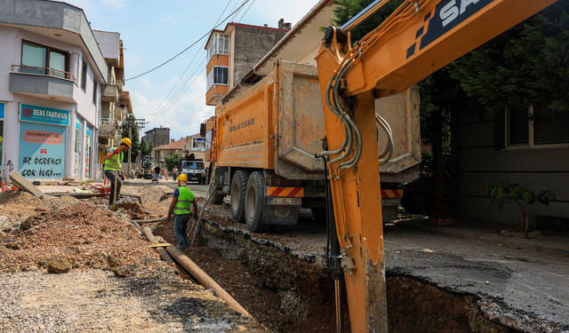 Semerciler Mahallesi’ne bin 700 metrelik yeni yağmur suyu hattı