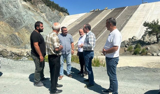 Milletvekili Kaya, Doğantepe Barajı İnşaatını Denetledi