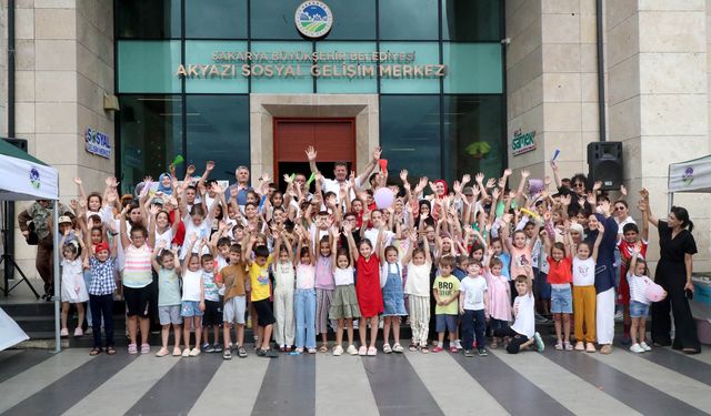 Akyazı SGM’de yaz kurslarına rengarenk bir veda