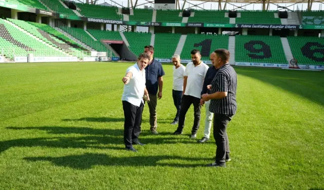 İnanç'tan Atatürk Stadı'na zemin denetimi!