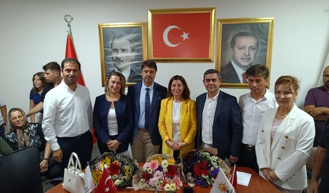 AK Parti Keşan İlçe Başkanlığında devir teslim töreni gerçekleşti