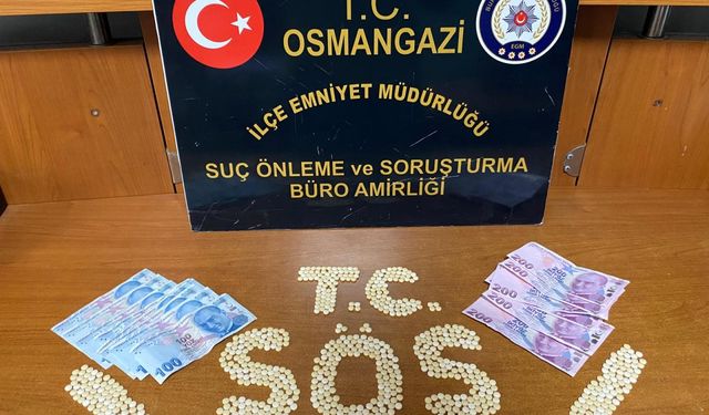 Bursa'da uyuşturucu operasyonunda 1 kişi gözaltına alındı