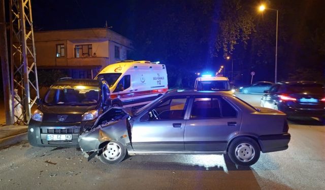 Çarşamba’da trafik kazasında 1 kişi yaralandı