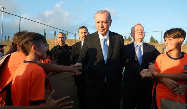 Cumhurbaşkanı Erdoğan, Başakşehir Futbol Akademisi ve Kupa Meydanı'nın açılışında konuştu: (1)