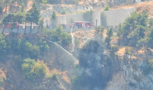 Erdek'te bir işletmede çıkan yangın söndürüldü