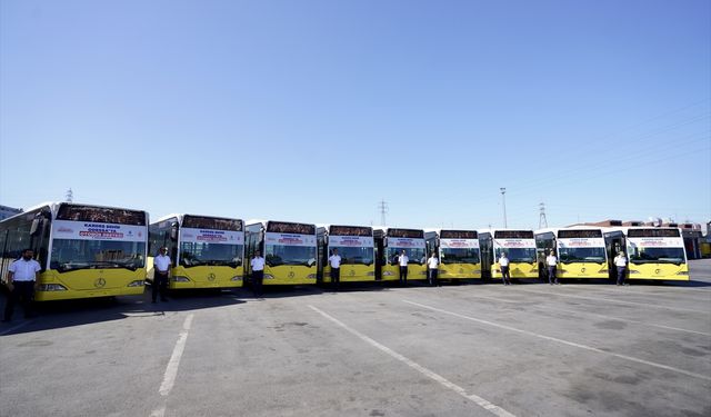 İBB, kardeş şehri Odessa'ya 10 otobüs hibe etti
