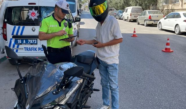 Karacabey’de yılbaşından bu yana 61 motosiklet trafikten men edildi