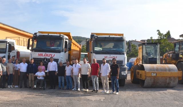 Kocaeli Milletvekili Yıldızlı, Karamürsel Belediyesine 7 iş makinesi tahsis etti