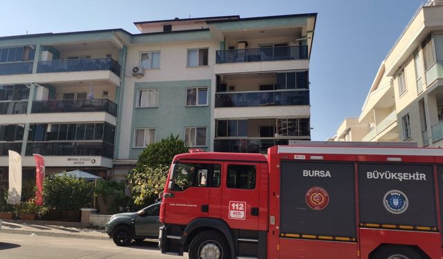 Mudanya'da mutfak yangını söndürüldü