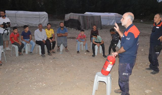 AFAD, Mevsimlik fındık işçilerine afet farkındalığı eğitimi verdi