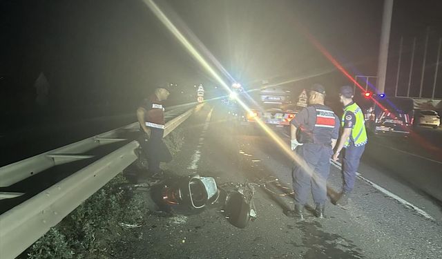 Tekirdağ'da otomobil ile çarpışan motosikletin sürücüsü öldü