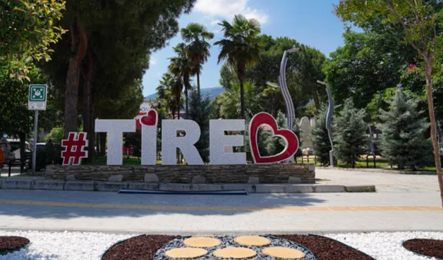 İzmir Tire'de tasarruflu peyzaj!