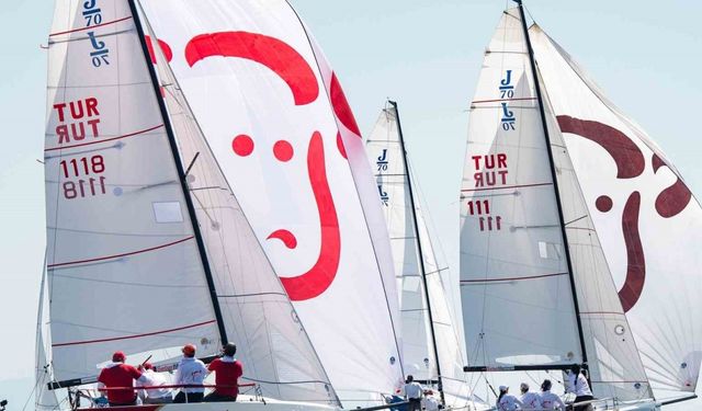 12. TAYK Slam-Eker Olympos Regatta Yelken Yarışları’nda, J/70 sınıfı yarışları tamamladı