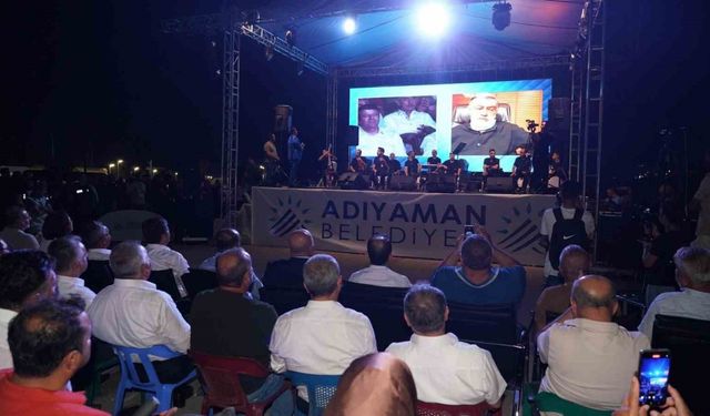 Adıyaman’da sanatçı Kahtalı Mıçe’ye vefa gecesi düzenlendi